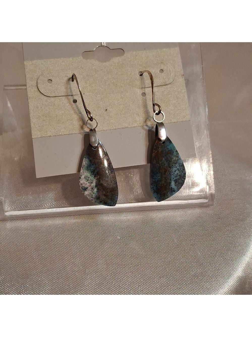 Phoenix Stone Dangle earrings sterling silver hardware